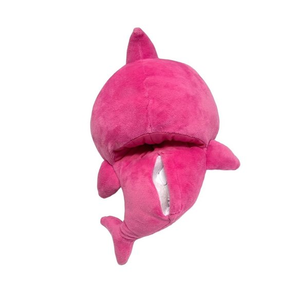 Baby Shark Pink Singing Shark Plush Hand Puppet Stuffed doll Toy Tested - Picture 3 of 3